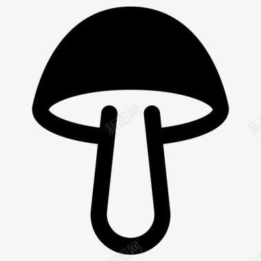 蘑菇食用菌波奇尼图标