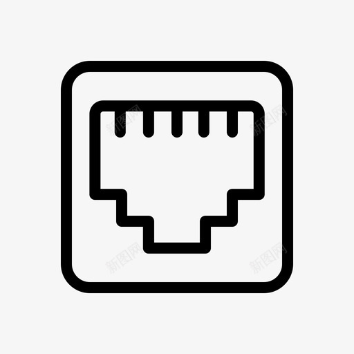 插座电缆lan设备svg_新图网 https://ixintu.com 设备 插座 电缆 lan 硬件 creatype 电子设备 概述