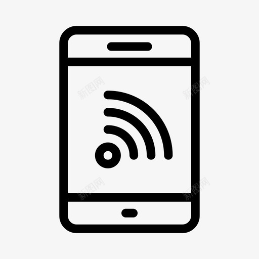 移动wifi连接网络svg_新图网 https://ixintu.com 移动 wifi 网络 连接 信号 聊天 天和 社交 络线 字形