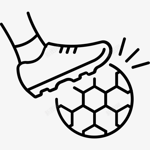 踢球游戏鞋子svg_新图网 https://ixintu.com 踢球 游戏 鞋子 投篮 足球