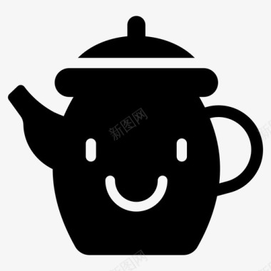 采购产品茶壶厨房用具茶壶图标