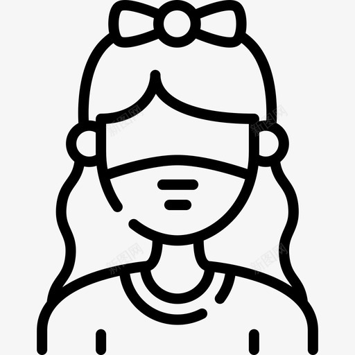 女孩带着医用面具的化身4直系svg_新图网 https://ixintu.com 女孩 带着 医用 面具 化身 直系