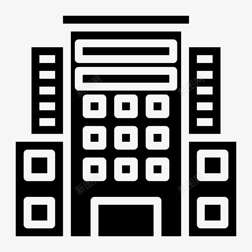 城市建筑建筑商业svg_新图网 https://ixintu.com 建筑 城市 商业 办公 室外 实景