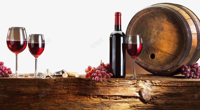 红酒台木桶杯10葡萄酒png免抠素材_新图网 https://ixintu.com 红酒 木桶 葡萄酒