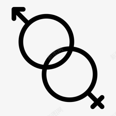 性别男孩女性图标