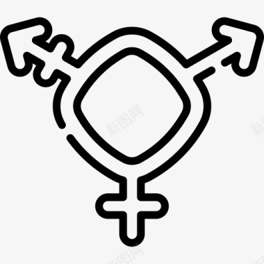 变性性别认同21直系图标