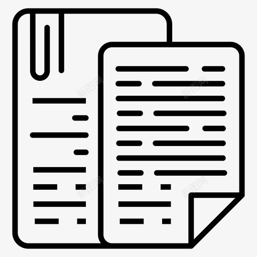 文件附件副本svg_新图网 https://ixintu.com 纸张 文件 附件 副本 混合