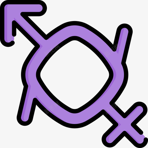 性别流体性别身份22线性颜色svg_新图网 https://ixintu.com 性别 流体 身份 线性 颜色