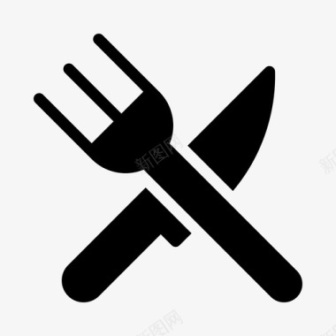 叉刀食物厨房图标