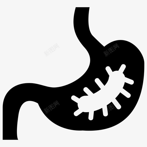 胃身体疾病svg_新图网 https://ixintu.com 身体 疾病 健康 医疗 胃痛
