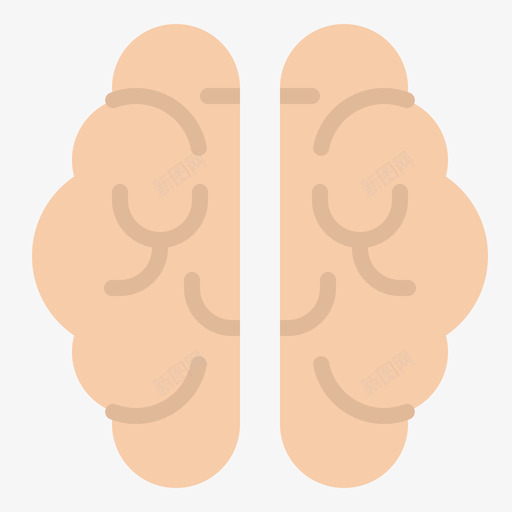 大脑科学156平坦svg_新图网 https://ixintu.com 大脑 科学 平坦