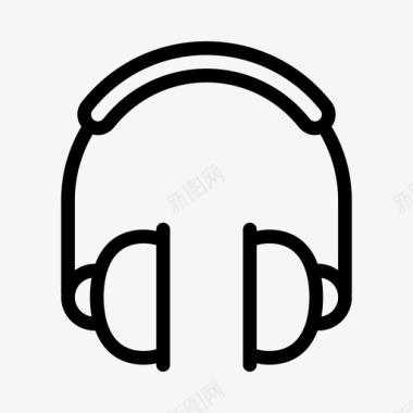 耳机音频音乐图标
