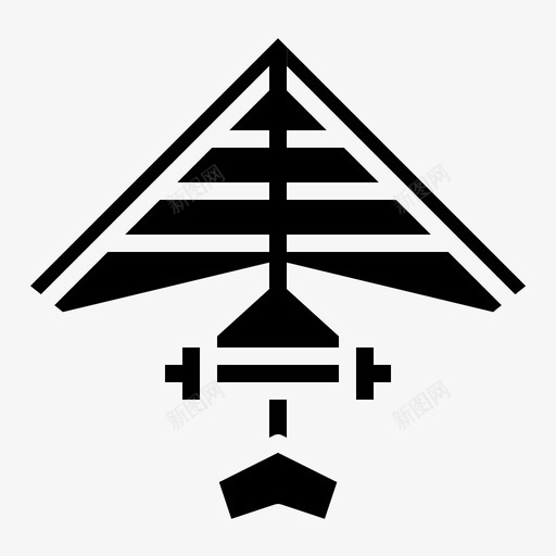 悬挂式滑翔运动214字形svg_新图网 https://ixintu.com 悬挂式 滑翔 运动 字形