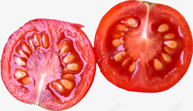 图蔬菜切开的番茄西红柿丨蔬菜瓜果面包肉类中西餐持续图标