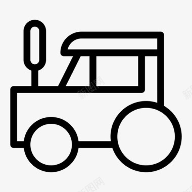 拖拉机汽车运输图标