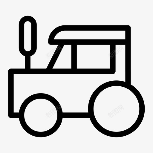 拖拉机汽车运输svg_新图网 https://ixintu.com 车辆 拖拉机 汽车 运输 旅行 字形