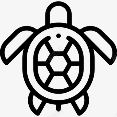 海龟动物107直系图标