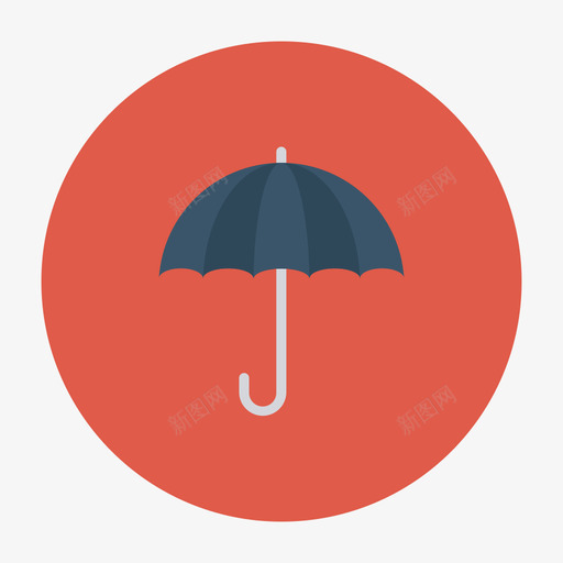 雨伞互联网安全71圆形svg_新图网 https://ixintu.com 雨伞 互联网 安全 圆形