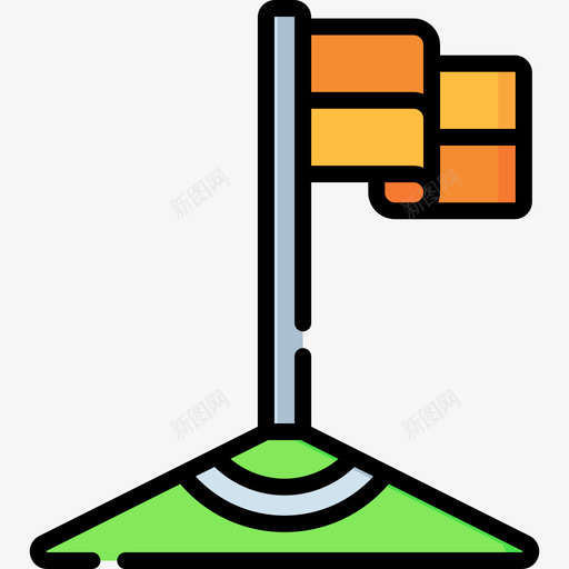 旗帜足球107线颜色svg_新图网 https://ixintu.com 旗帜 足球 颜色