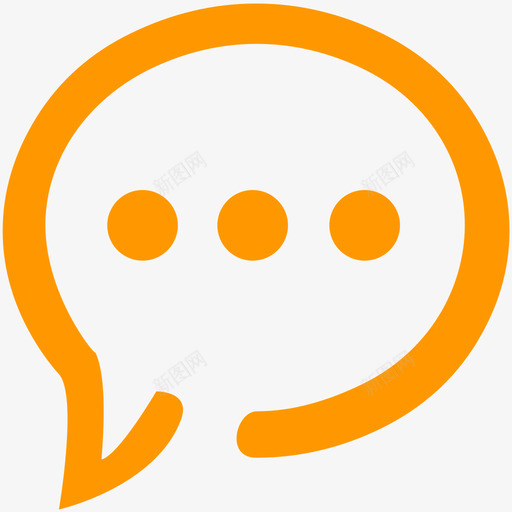 聊天未点击svg_新图网 https://ixintu.com 聊天 点击