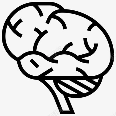 大脑神经系统图标