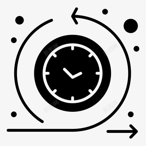 周期周期时间常规svg_新图网 https://ixintu.com 周期 时间 常规 例程 进程 时间管理 实体 字形