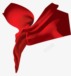 红布帘红绸布红布幕帘S活动设计素材