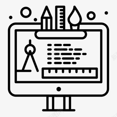 设计编辑工具网页图标