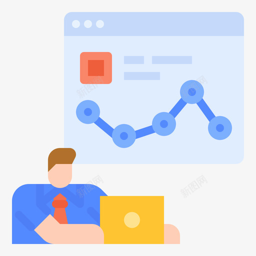 分析风险管理6扁平svg_新图网 https://ixintu.com 分析 风险管理 扁平
