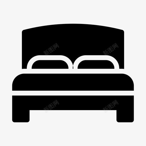 酒店床内部枕头svg_新图网 https://ixintu.com 酒店 内部 枕头 睡眠 旅行 线路 字形