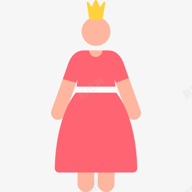 女王中世纪82彩色图标