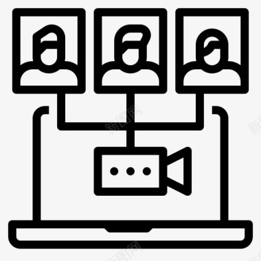 视频会议新常态2概要图标