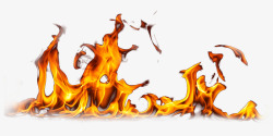 火热火焰抠图平面设计图设计橘色橘黄色火苗燃烧颜色上素材