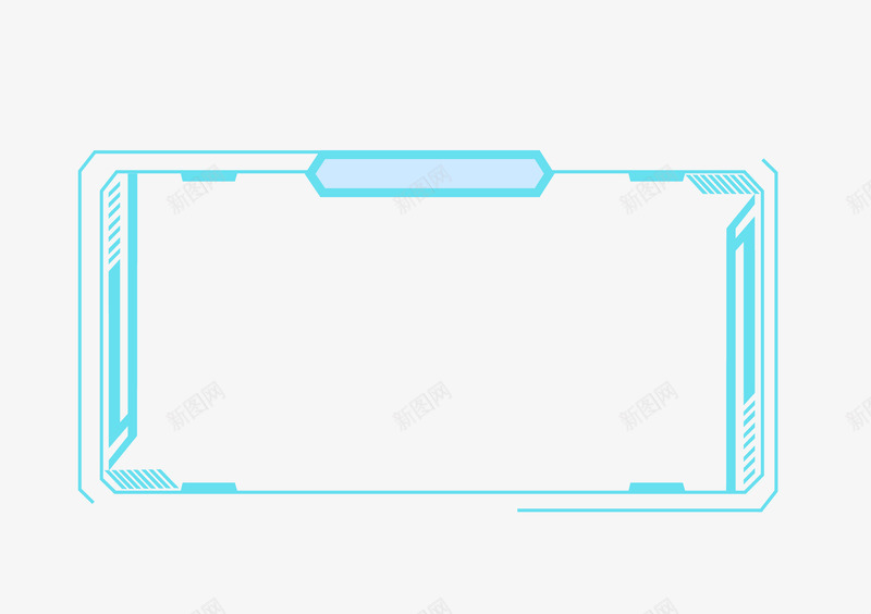 未来科技人工智能不规则边框设计人工智能科技框未来科png免抠素材_新图网 https://ixintu.com 未来 科技 人工智能 不规则 边框 设计