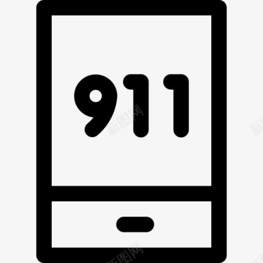 911消防员25直线型图标
