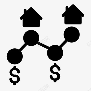 营销房地产商业链接图标