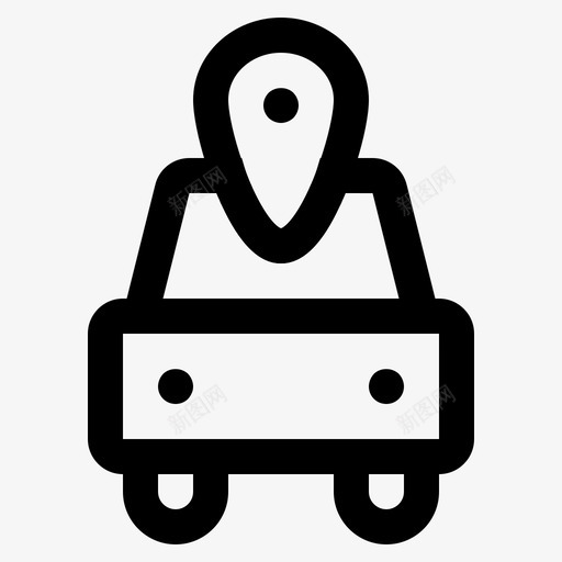 移动街车gps导航点svg_新图网 https://ixintu.com 移动 街车 gps 导航 位置 街道