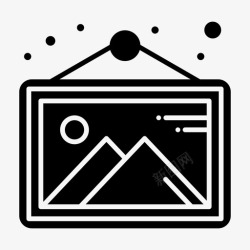 框架思维画廊框架图像高清图片