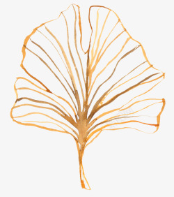 秋季银杏叶子植物装饰AI矢量印刷图案14秋季银杏叶素材