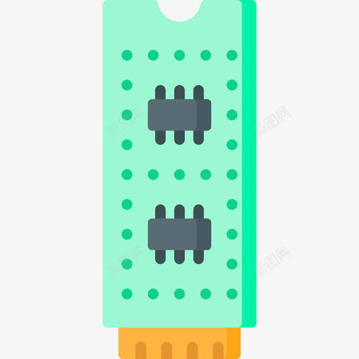 Cpu计算机84扁平svg_新图网 https://ixintu.com Cpu 计算机 扁平