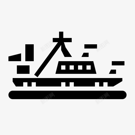气垫船船5填充svg_新图网 https://ixintu.com 气垫船 填充