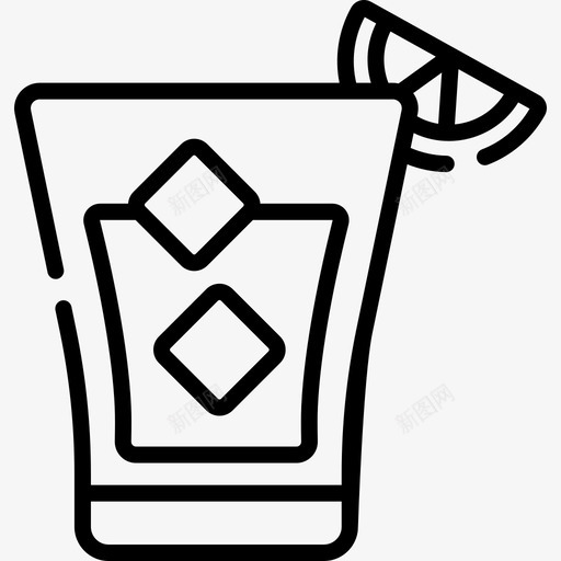 酸橙汁夏季食品和饮料11线性svg_新图网 https://ixintu.com 橙汁 夏季 食品 饮料 线性