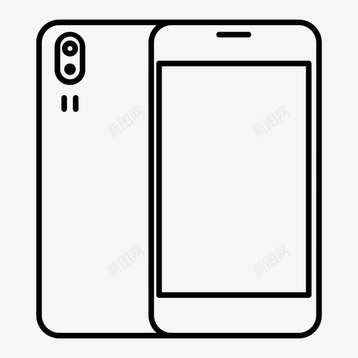 gadgetgadgedgalaxya2svg_新图网 https://ixintu.com gadget gadged galaxy a2 手机 三星 图标 轮廓