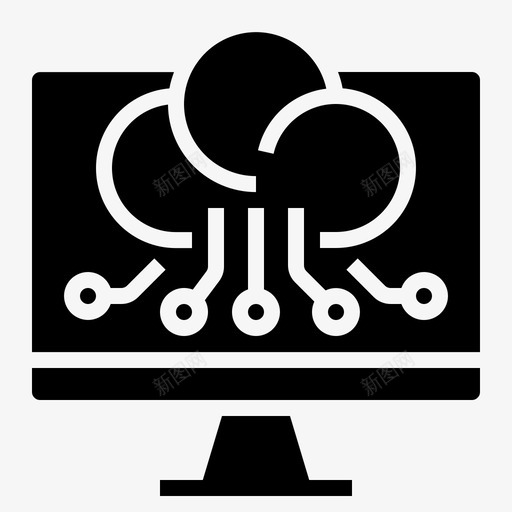 数字计算技术云计算云技术svg_新图网 https://ixintu.com 数字 技术 计算 云计算 经济