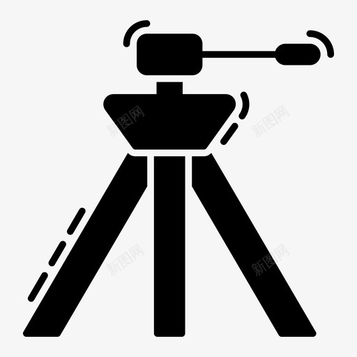 相机三脚架相机支架摄影设备svg_新图网 https://ixintu.com 相机 三脚架 摄影 支架 设备 摄像机 实体 实体图 图标