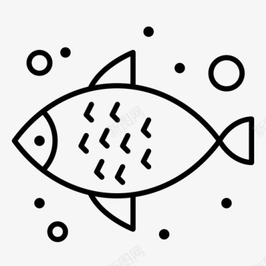 鱼海鲜水图标
