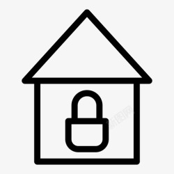 人寿保险建筑房子锁建筑家高清图片