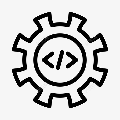 编码设置齿轮开发svg_新图网 https://ixintu.com 编码 设置 营销 搜索引擎 优化 齿轮 开发 网络 数字 字形