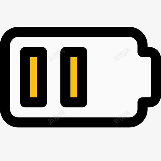 5号彩色电池和半电池svg_新图网 https://ixintu.com 电池 5号 彩色