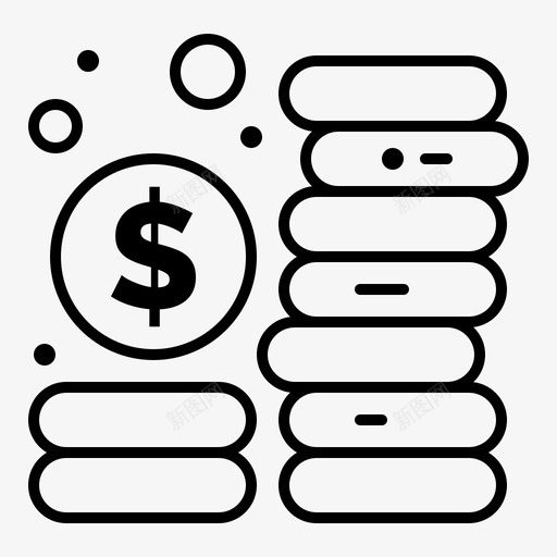 预算硬币投资svg_新图网 https://ixintu.com 管理 预算 硬币 投资 常规